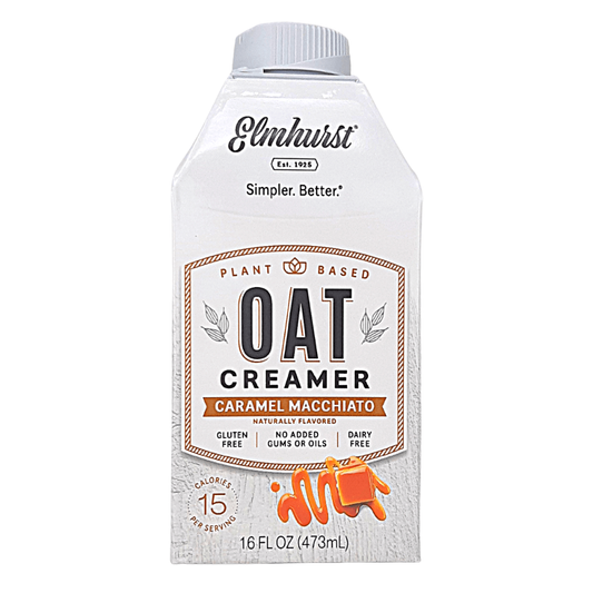 CREMA DE LECHE AVENA Y CARAMELO ELMHURST 16 OZ