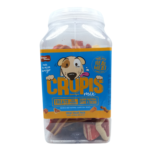 CRUPIS MIX SABOR CARNE Y TOCINO 35.2 OZ
