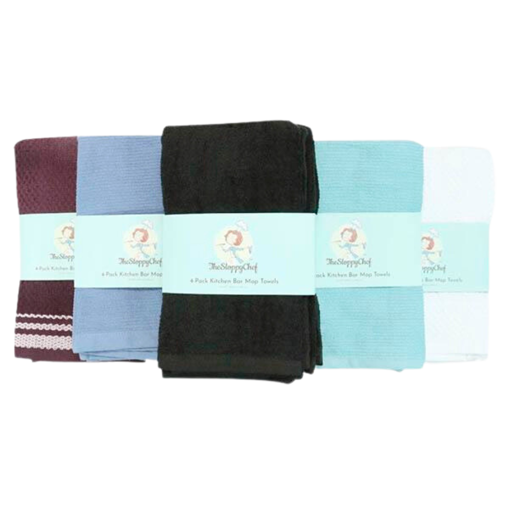 JUEGO DE TOALLAS PARA PLATOS COLORES SURTIDOS 6 PZS