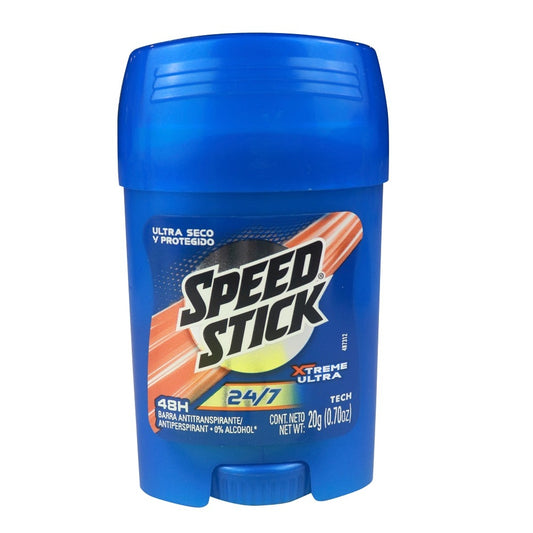 DESODORANTE SPEED STICK EXTREME ULTRA BARRA TECH 20 G