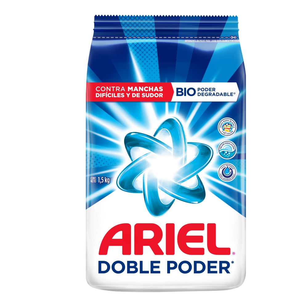 DETERGENTE ARIEL POLVO REGULAR 1.5KG