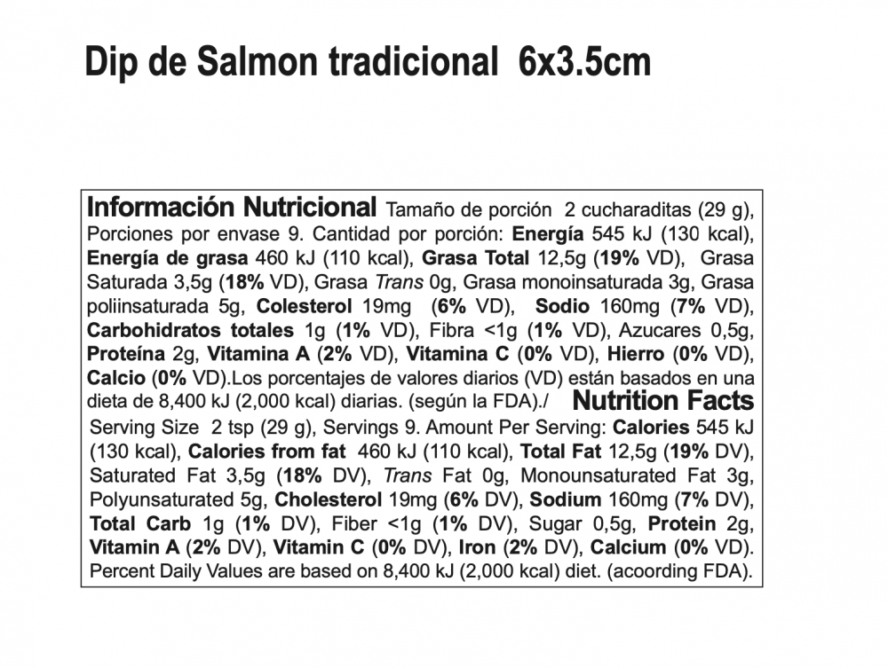 DIP DE SALMON AHUMADO GOURMAR 260 GR