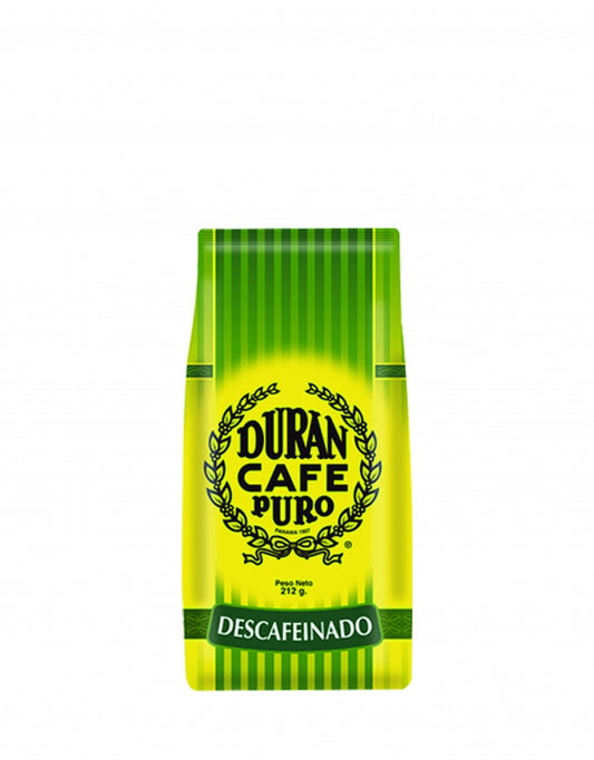 CAFE DURAN DESCAFEINADO 212 G