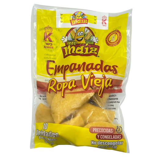 EMPANADA DE CARNE ROPA VIEJA MR MAIZ 10 UND