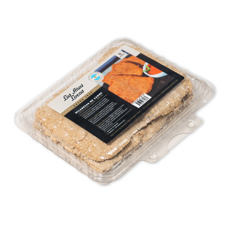 MILANESA DE CARNE LOS AÑOS LOCOS 8 UND