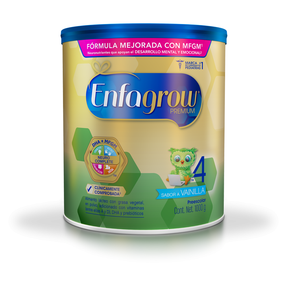 Fórmula Láctea Enfagrow Premium Etapa 4 Sabor Vainilla 1000g