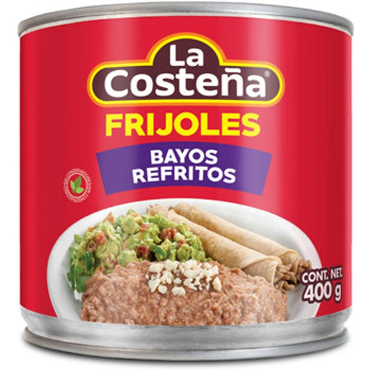 FRIJOLES BAYOS REFRITOS LA COSTEÑA 400 GR