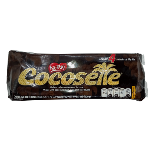 GALLETA COCOSETTE RELLENA SABOR A COCO SAVOY  200 GR