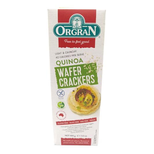 GALLETAS CRACKERS QUINOA ORGRAN 100 GR