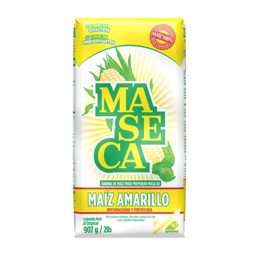 HARINA DE MAIZ AMARILLO MASECA 907 GR