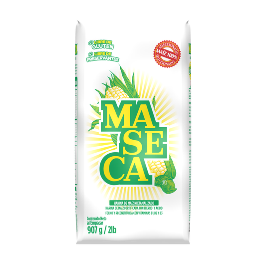 HARINA DE MAIZ BLANCO MASECA 907 GR