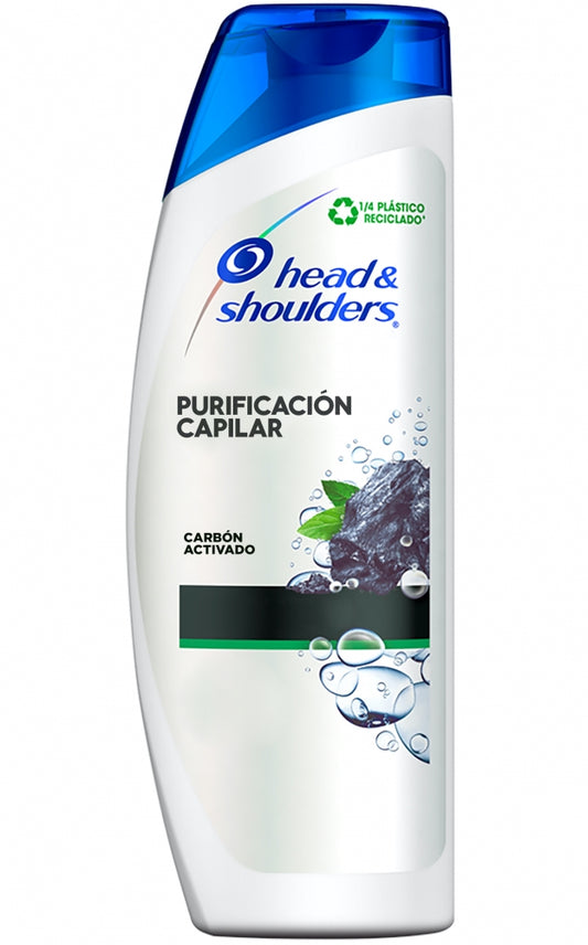 SHAMPOO HEAD & SHOULDERS PURIFICACIÓN CAPILAR 375ML