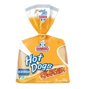 PAN BIMBO DE HOT DOGS 325 G