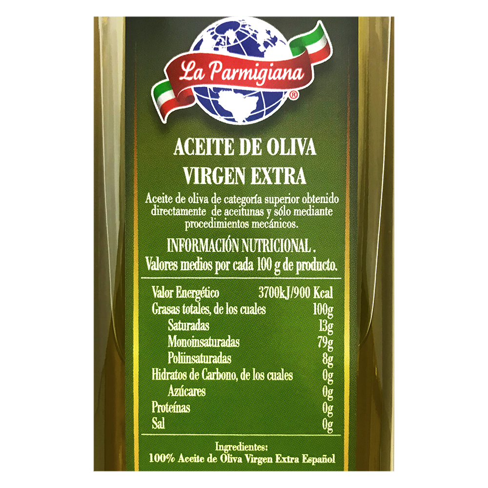 ACEITE DE OLIVA EXTRA VIRGEN LA PARMIGIANA 500 ML