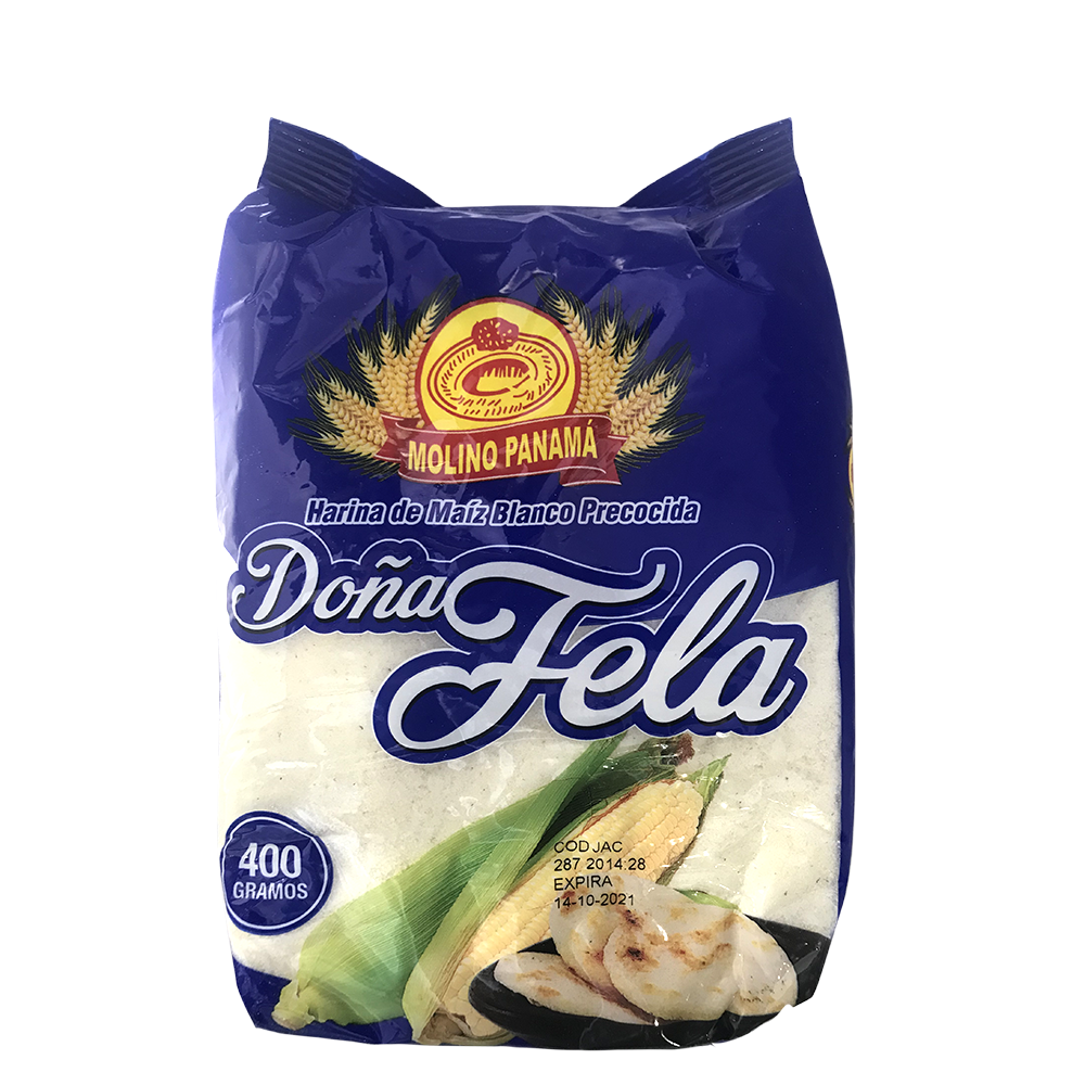 HARINA DE MAÍZ BLANCO PRECOCIDA MOLINO PANAMA 400G