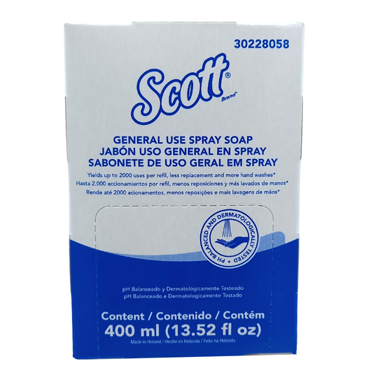 JABON DE USO GENERAL EN SPRAY SCOTT 400 ML