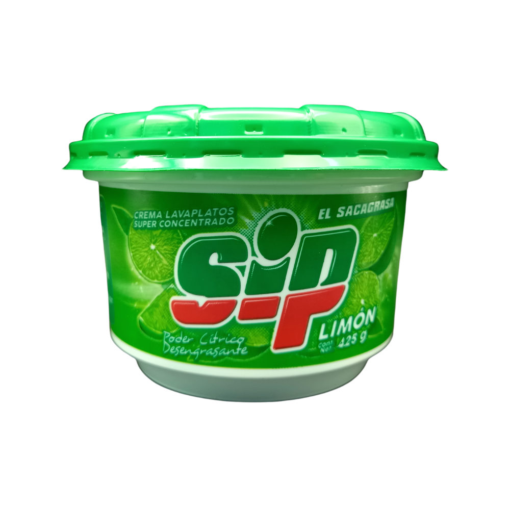 JABON LAVAPLATOS  SIP CREMA LIMON 425 GR