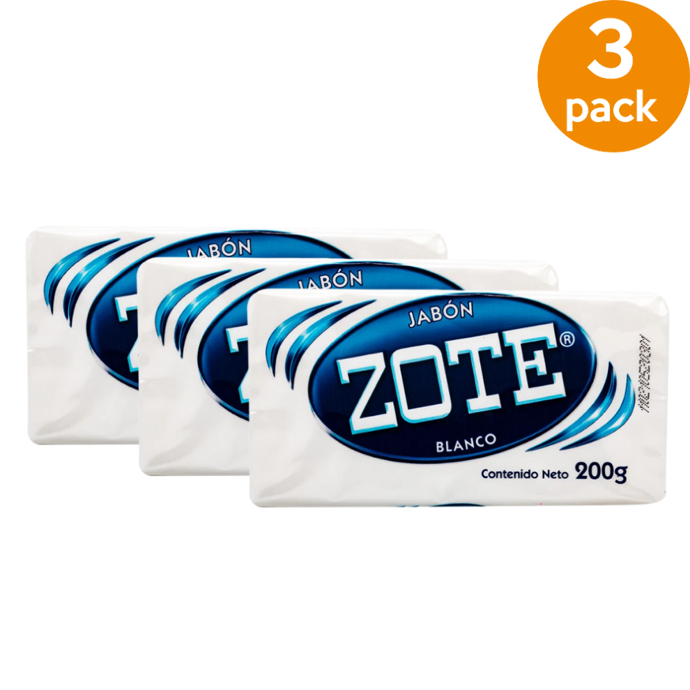 JABON ZOTE BLANCO 200 GR 3 PACK
