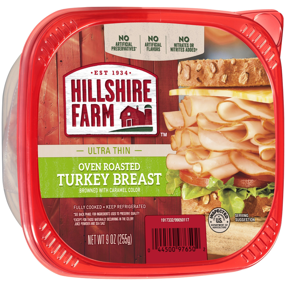 JAMÓN DE PECHUGA DE PAVO ASADO AL HORNO HILLSHIRE FARM 255 GR