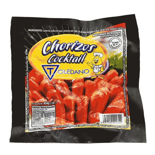 CHORIZOS COCKTAIL TOLEDANO 454 GR