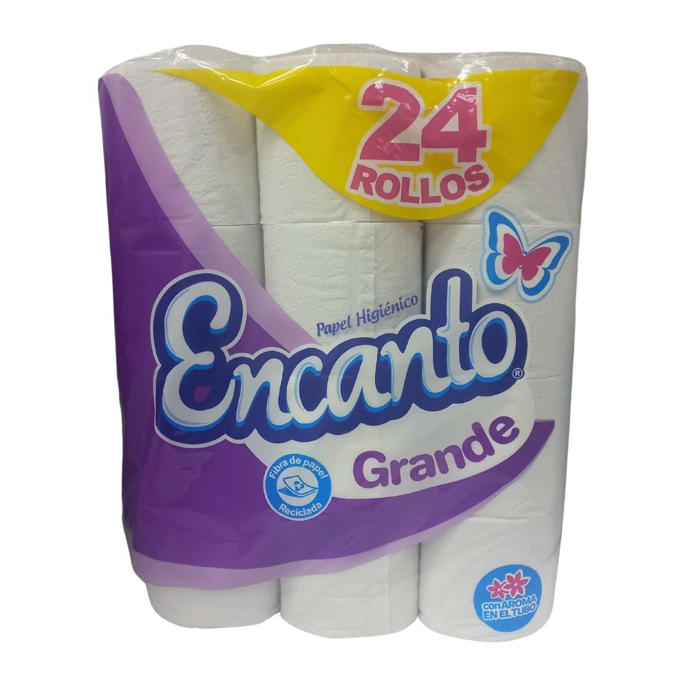 PAPEL HIGIENICO GRANDE ENCANTO 24 UND