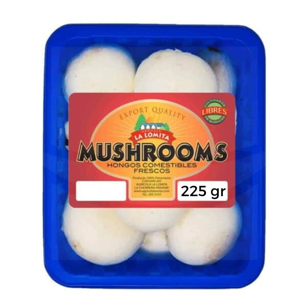 HONGOS BLANCOS 225 GR (6-8 UND APROX)