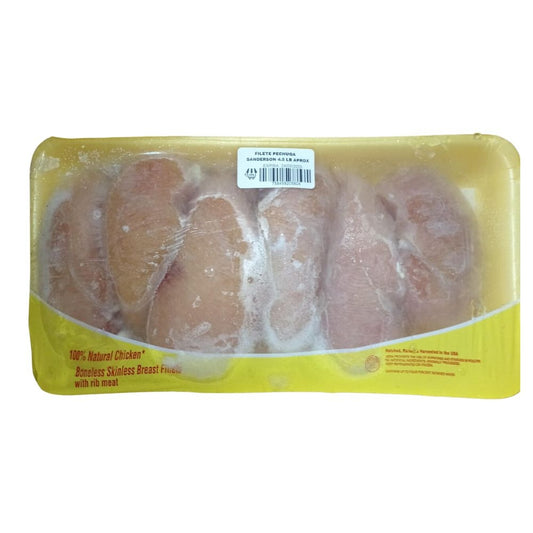 FILETE PECHUGA DE POLLO SANDERSON 4.5 LB APROX