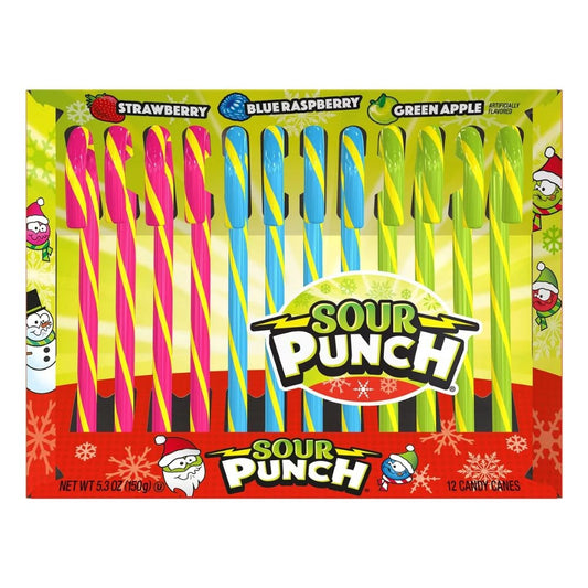 BASTONES NAVIDEÑOS SOUR PUNCH 5.3 OZ