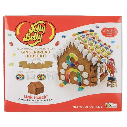 GALLETA DE JENGIBRE KIT CASITA JELLY BELLY 396 GR