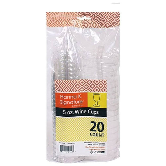 COPA DE VINO PLASTICA 5 OZ - 20 UND