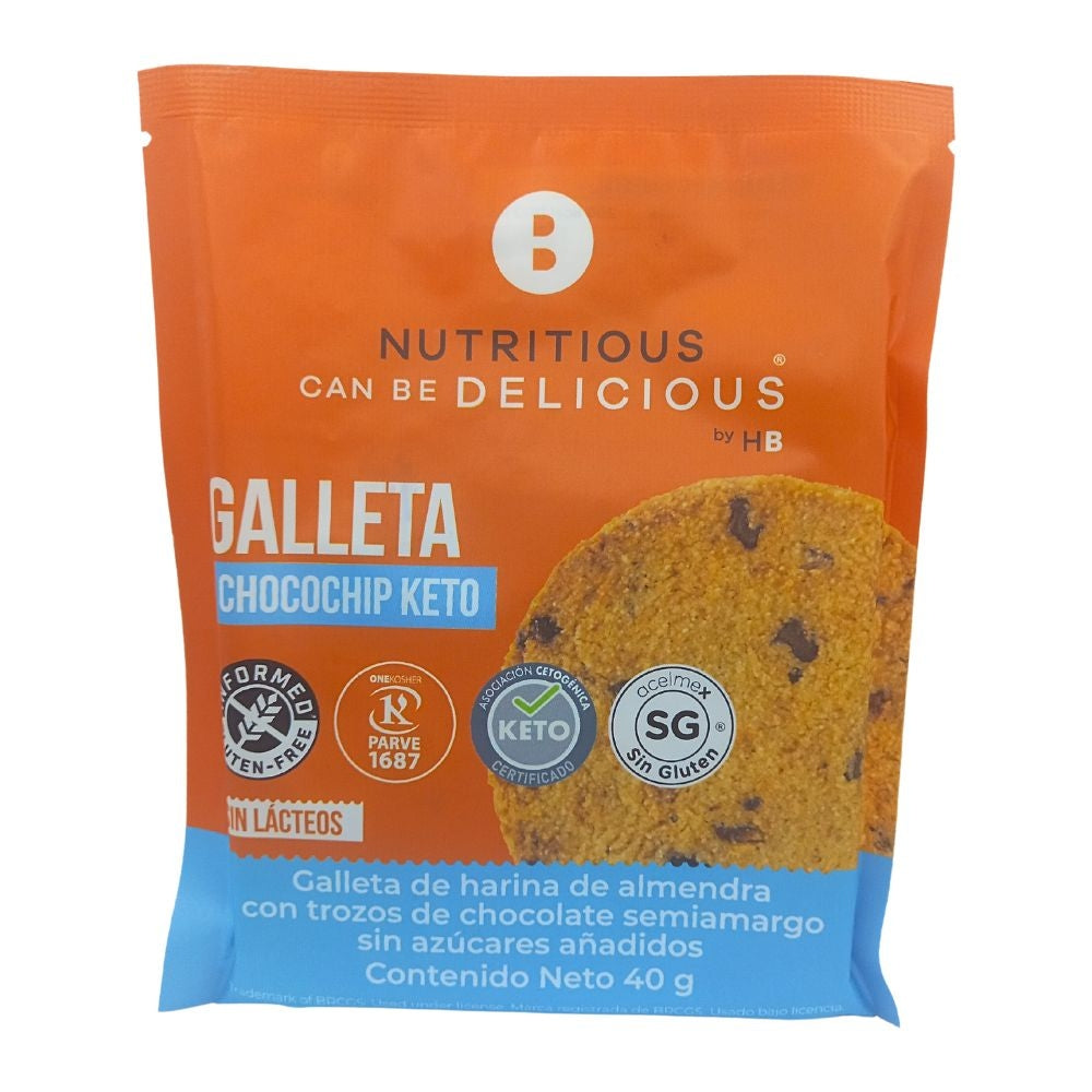 GALLETA CHOCOCHIP KETO HEALTHY BRAND 40 GR