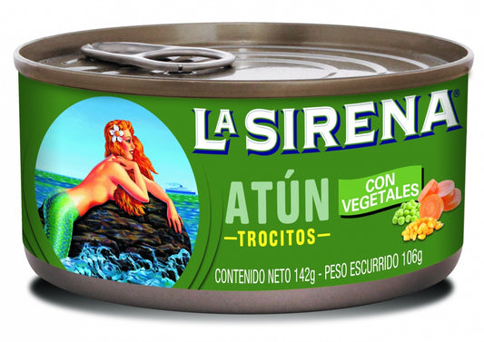 ATUN LA SIRENA CON VEGETALES 142G