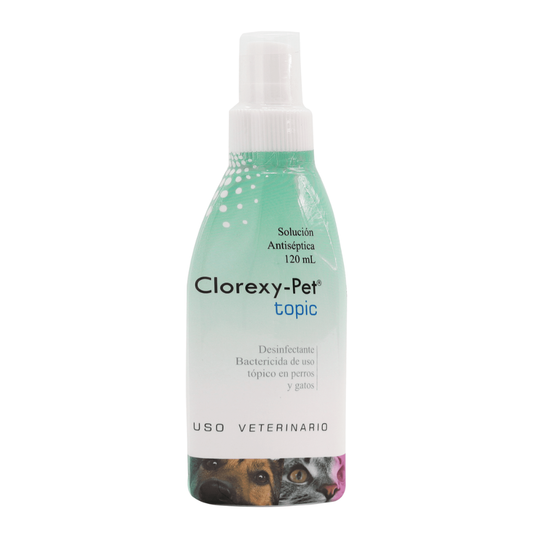 SOLUCION ANTICEPTICA PARA MASCOTAS CLOREXY  120 ML