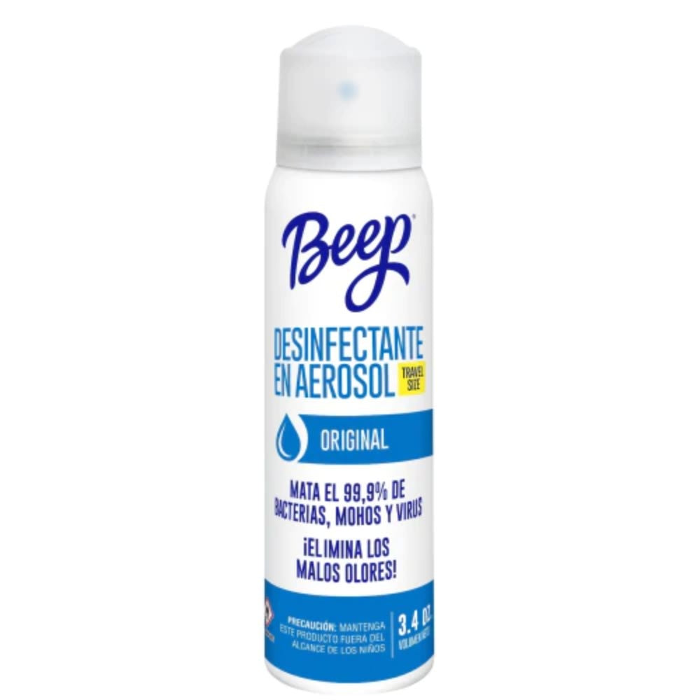 DESINFECTANTE EN AEROSOL ORIGINAL TRAVEL SIZE BEEP 3.4 OZ