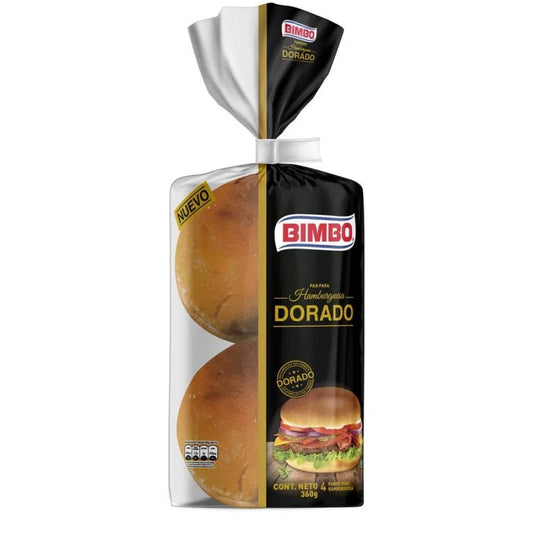 PAN HAMBURGUESA DORADO BIMBO 4 UND