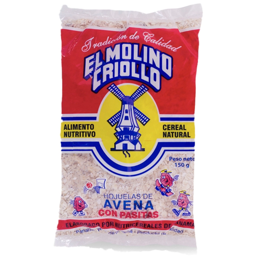 AVENA EN HOJUELAS PASITAS MOLINO CRIOLLO 150 GR