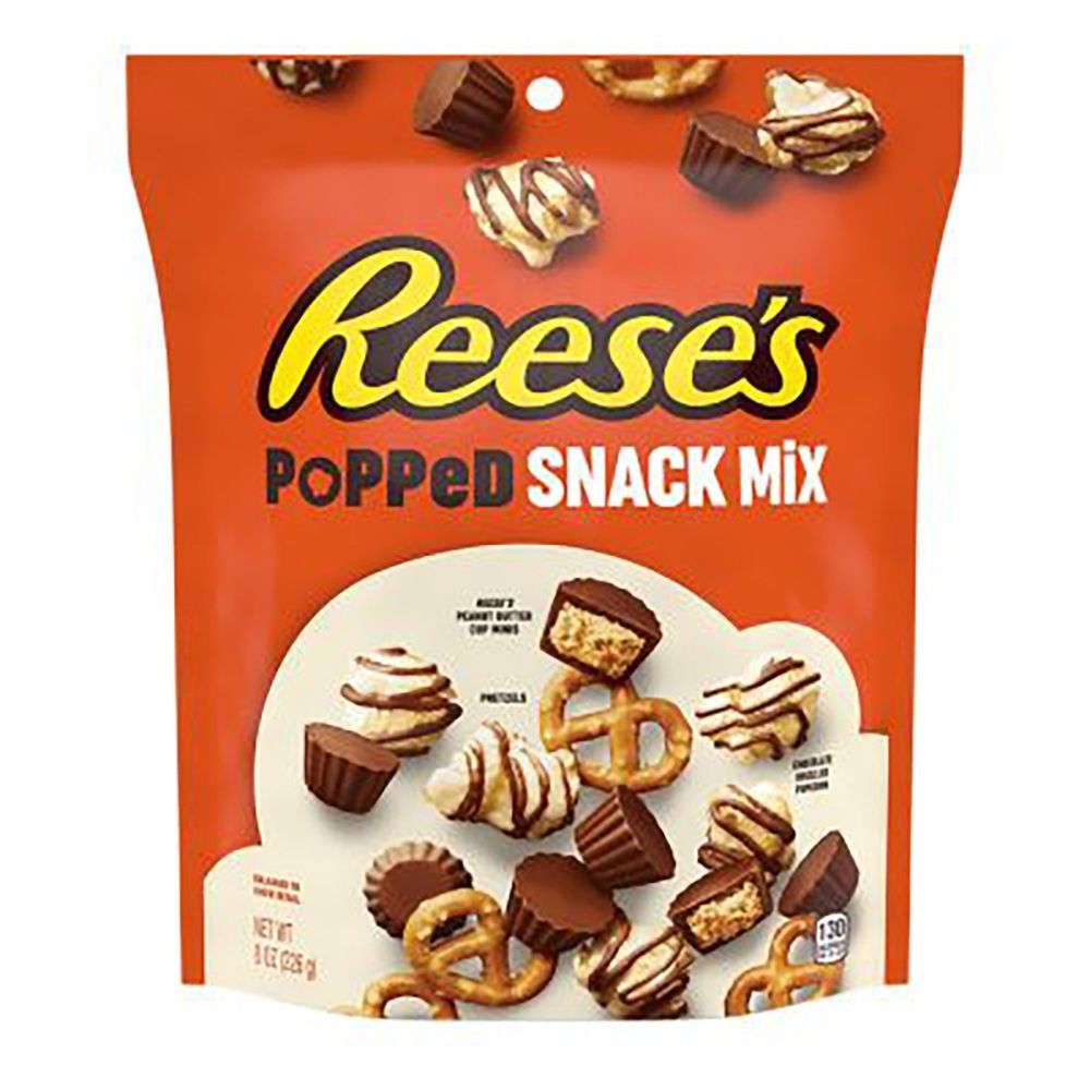 REESES POPPED SNACK MIX 8OZ 226 GR
