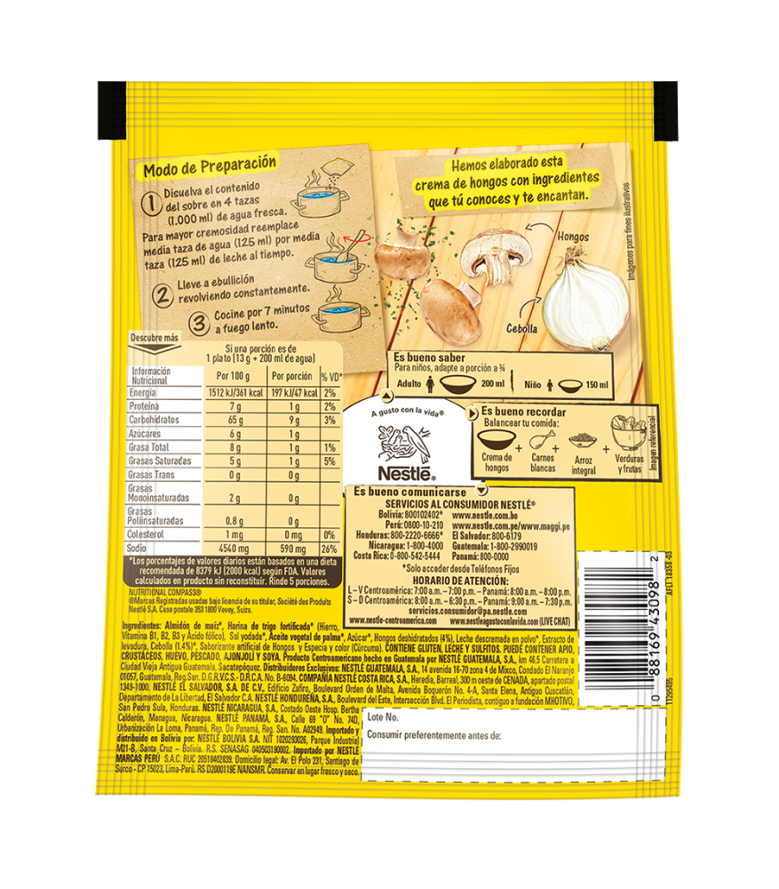 CREMA DE HONGOS MAGGI 65 G