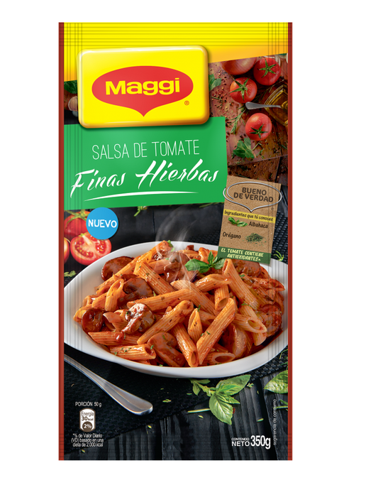 SALSA DE TOMATE MAGGI FINAS HIERBAS 350 G
