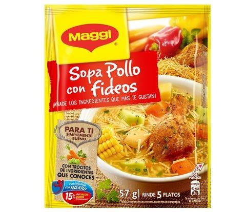 SOPA DE POLLO CON FIDEOS MAGGI 57 G
