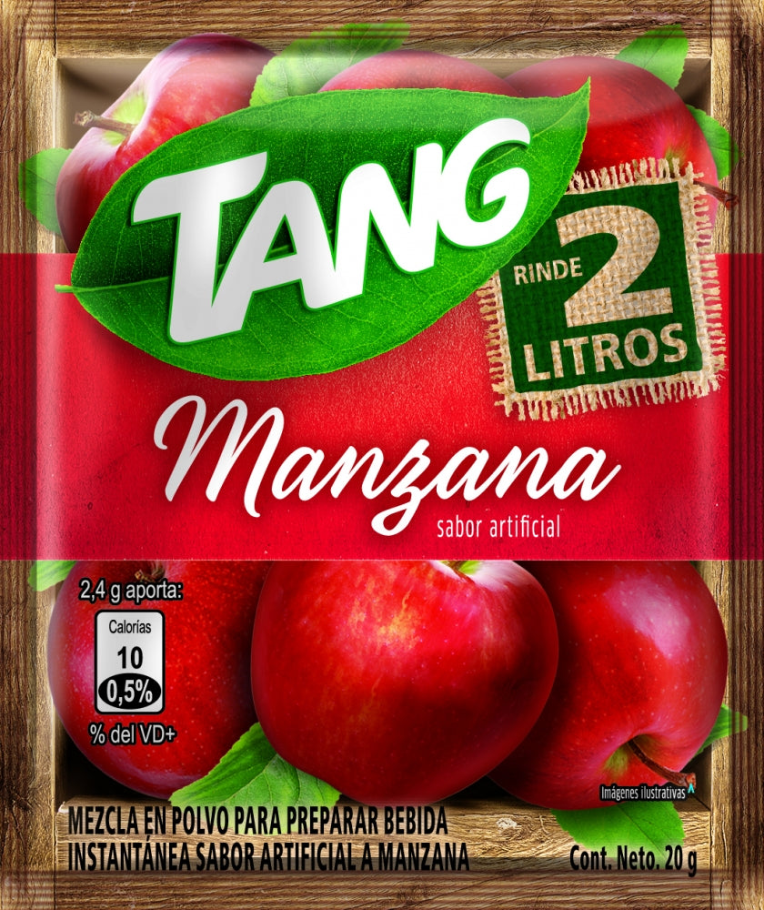 BEBIDA EN POLVO TANG MANZANA 20 GR