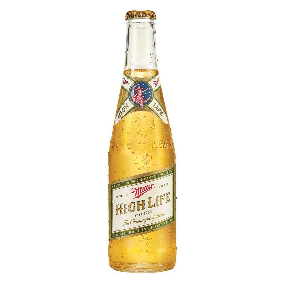 CERVEZA MILLER HIGH LIFE BOTELLA 12OZ