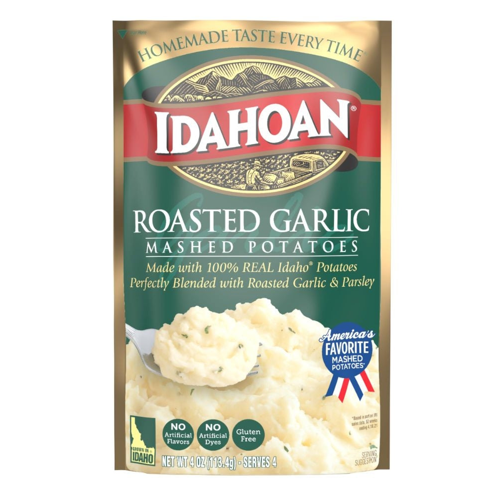 PURE DE PAPAS Y AJO ASADO IDAHOAN 4 OZ