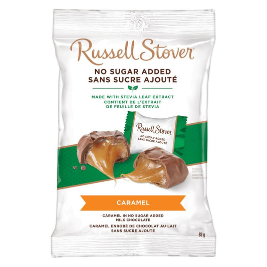 CHOCOLATE RELLENO DE CARAMELO SUGAR FREE RUSSELL STOVER 85 GR