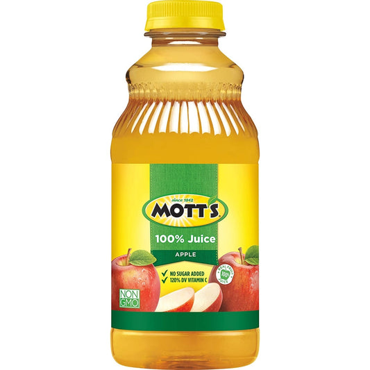 JUGOS MOTTS APPLE JUICE PLASTIC 32 OZ