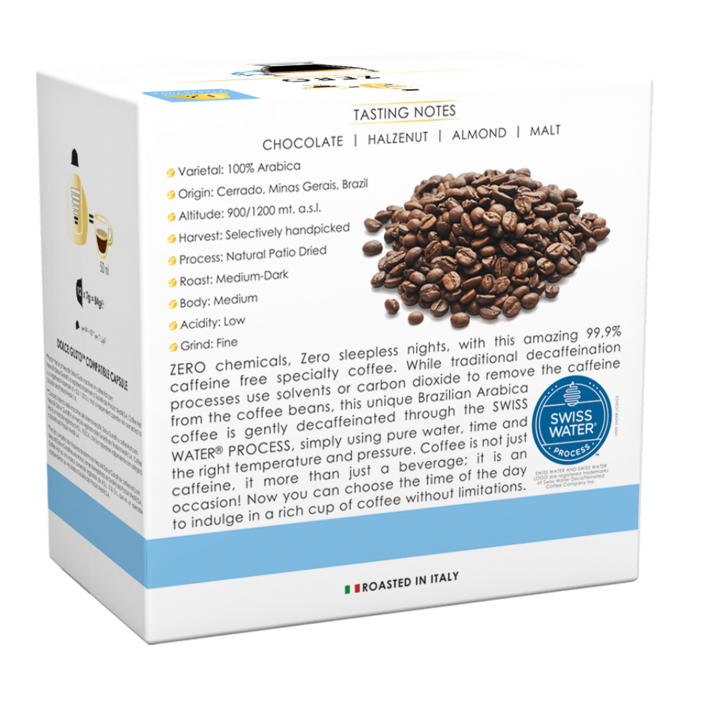 CAFE DESCAFEINADO ZERO COFFEE HAT 12 CAPSULAS