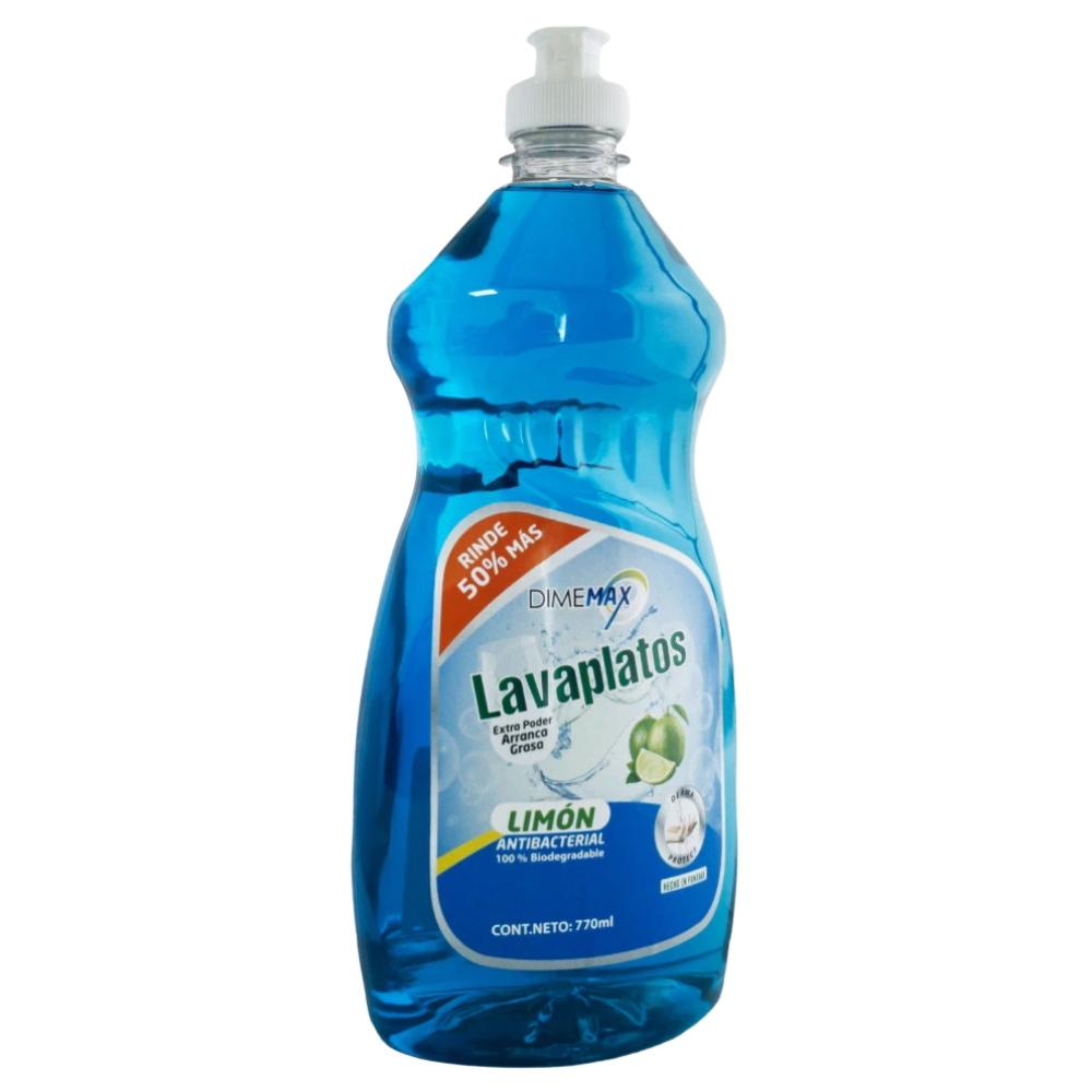 JABON LAVAPLATOS LIMON DIMEMAX 770 ML