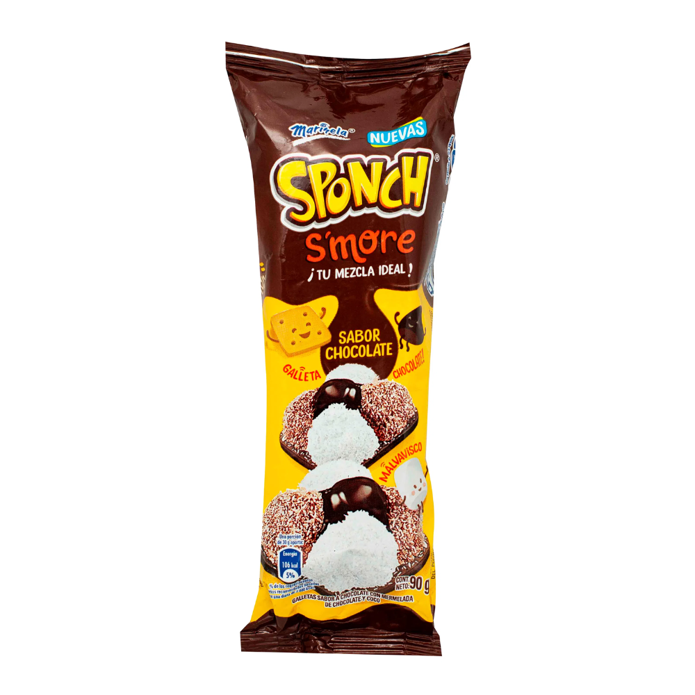 GALLETAS BIMBO SPONCH SMORE MARISELA 90 G