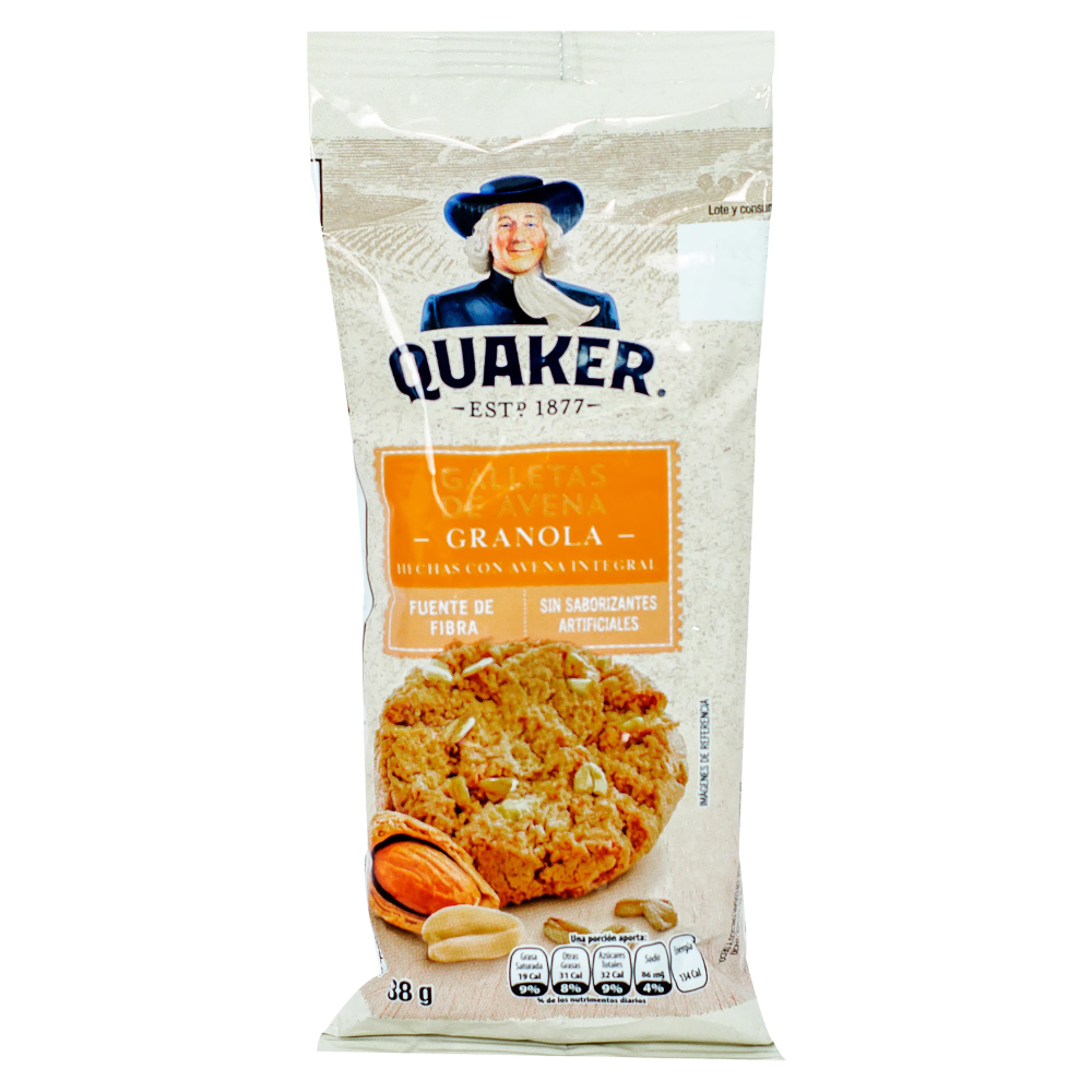 GALLETAS DE AVENA QUAKER GRANOLA 38 GR