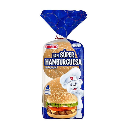 PAN BIMBO DE HAMBURGUESA 350 G